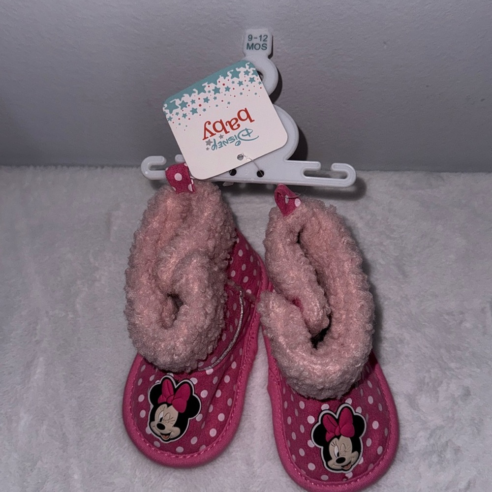 Disney Baby Minnie Mouse Boots Size 9-12 Months